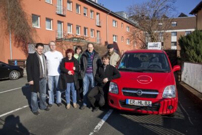 Carsharing Verein Stellplatz Hotel Luise Erlangen