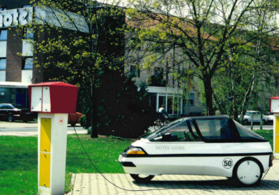 Ehemalige Solartankstelle beim Hotel Luise in Erlangen