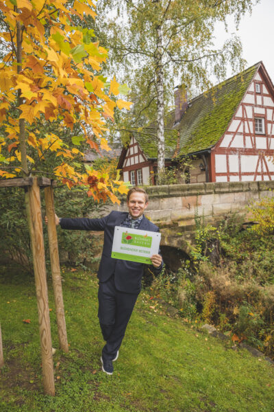 Auszeichnung Blühenderbetrieb für das Hotel Luise in Erlangen